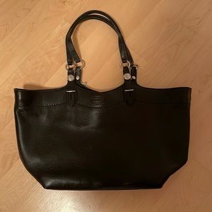 Vintage Black Coach tote bag